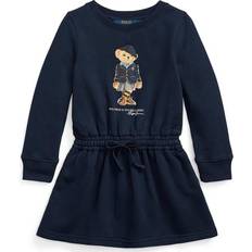 Ralph Lauren Girl's Long Sleeved Dress French - Navy