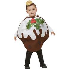 Smiffys Childrens Christmas Pudding Glitter Costume