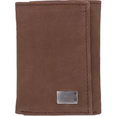 Eagles Wings Brewers Leather Trifold with Concho