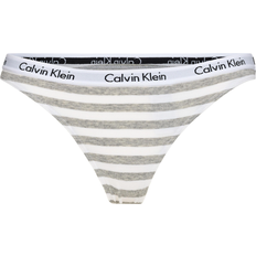 Carousel thong calvin klein Calvin Klein Carousel Thong - Rainer Stripe/Gray Heather