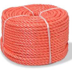 Bakstenen en Bestrating vidaXL Touw gedraaid 10 mm 250 m polypropyleen oranje