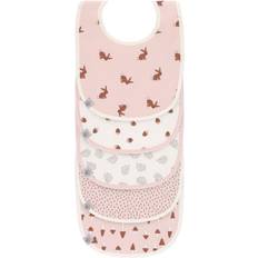 Lässig Bavaglino 5 pz, Little Forest Bunny rosa pink