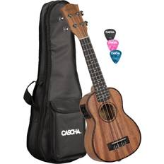 Ukeleles Cascha HH 2026 E Natural Ukelele soprano