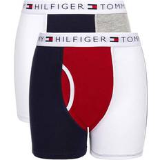 Tommy Hilfiger Boys Boxer Shorts Children's Clothing Tommy Hilfiger Kid's Colorblock Boxer Brief 2-pack - Bright White/ Multi