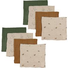 Organic Cloth Muslin 8-pack Deep Liche Green
