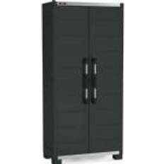 Keter Edificaciones anexas Keter Armario Alto Baldas Resina Pro XL 89x188x54 cm Color Negro 2 Puertas (Área de construcción )