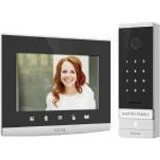 Sicurezza Extel Code Connect 2 Fili Schermo Touch Screen 7'' E Unit Esterna Completo Nero Vetro