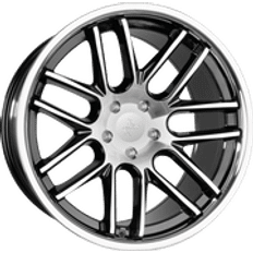 Keskin Wheels KT141120512030BFPSL Fälg Rims Mattsvart Polerad Kant
