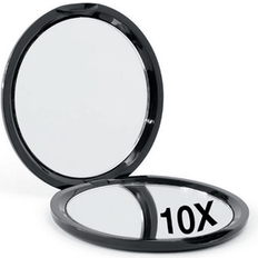 Makeup spejl 10x Uniq Dobbeltsidet Spejl Sort