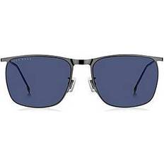 Sunglasses HUGO BOSS sunglasses with blue lenses and sleeves