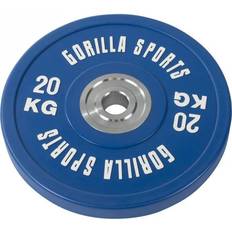 Viktskivor 20 kg 50mm Gorilla Sports Bumper Plates COLOR 50 mm, 20 kg