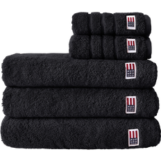 Lexington Original Serviette de bain Noir (130x70cm)