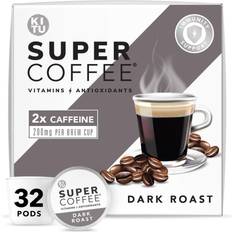 Coffee KITU SUPER COFFEE Pods, Energy Immunity 2x Caffeine, Vitamins, Antioxidants