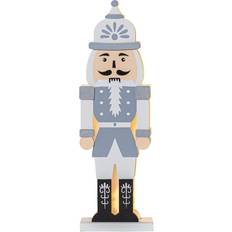 Harmaa Joululamput Star Trading Nutcracker 25 cm Harmaa