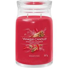 Yankee Candle Ljusstakar, Ljus & Doft Yankee Candle Signature Sparkling Cinnamon Swieca Duza 567g Doftljus