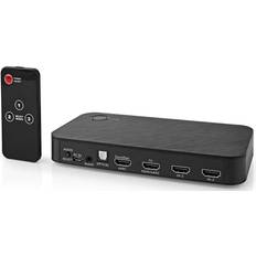 Convertisseurs N/A (DAC) Nedis Convertisseur Audio Digital 3x HDMI vers 2x HDMI eARC + 1x 3.5 mm