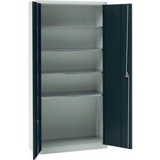 Blika tool cabinet ms-1 incl. 4 shelves ral 7035/9005