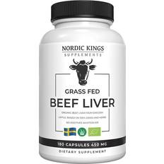 Nordic kings Nordic Kings Supplements Grass Fed Beef Liver 180 st