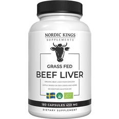 Vitamiinit ja Mineraalit Nordic Kings Supplements Grass Fed Beef Liver