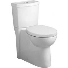 American Standard Water Toilets American Standard Studio Dual Flush Right Height Elongated 1.1/1.6gpf Toilet in White, 2794204.020