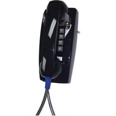 Cortelco 2554-ARC-BK 255400ARC20M Wall Phone w/Armored Cord