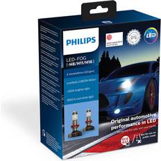 H8 pære Philips Led Fog 11366 H8 H11 H16 ULW X2