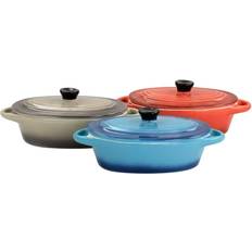 Casserole Set Cookware Sets Crockpot Wexford Cookware Set with lid 3 Parts