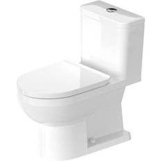 Duravit Water Toilets Duravit DuraStyle Basic D4060200 0.92/1.32 GPF Floor Mount Dual Flush One Piece Elongated Toilet with Seat and Cover in