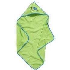 Groen Babyhanddoeken Playshoes badcape schildpad groen Maat