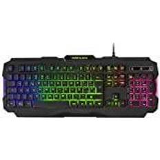 Teclados Mars Gaming MRK0 USB Retroiluminacion LED RGB Antighosting-MRK0