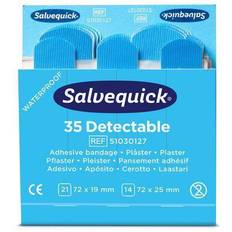 Salvequick detectable Salvequick Plåster Detectable refill blå 35/FP 6frp