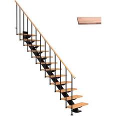 Dolle Sydney Ligeløb Sort 9005-CLASSIC II Hvidolieret 240-292 cm