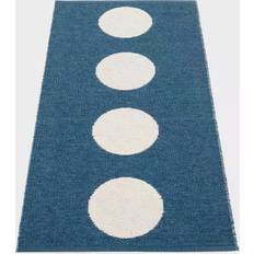 Pappelina Vera Gulvtæppe 70x150cm Blue/vanilla Blå, Beige cm