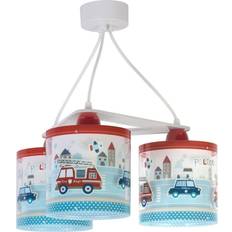 B Lustres Dalber Suspension Pour Enfants 3 pcs 20 cm - Bleu Rouge Lustre