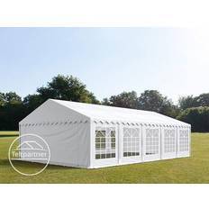 Toolport 5 x 10 m PVC-teltdug Hvid