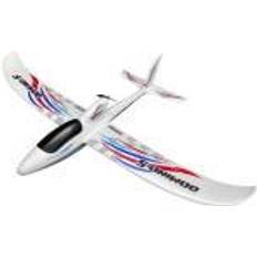 Hélicoptères RC Pichler Domino 5 RTF M1 Rød RC-modelfly, begyndermodel RtF 1420 mm