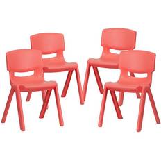 Red Chair Flash Furniture Whitney 4 Pack Red Chair