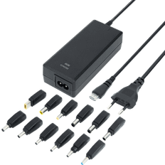 notebook charger, 15-20 V, 6 A, 90 W, 12 tips, black