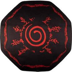 Konix Naruto Logo Floor Mat - Black/Red