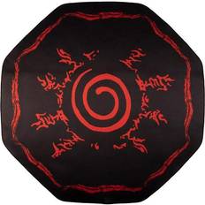 Naruto Logo Floor Mat - Black/Red