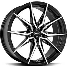 20 tuumaa - 5/120 Auton vanteet Brock B42 Black Full Polish 8.5 x 20