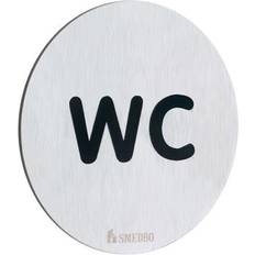 Xtra FS958 WC-Skilt Rustfrit Stål