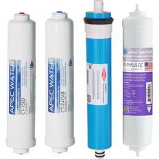 White Water Filters APEC Water 4-Piece Ph+ Replacement Osmosis Systems White