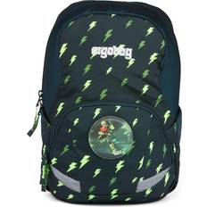 Ergobag Ease Flashlight Rygsæk 10L, Black Green Blizzard, Skoletaske