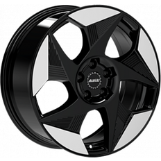 Alutec AFL SOLAR DIAMANT SCHWARZ FRONTPOLIERT 8x19 ET:49