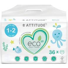 Pannolini Attitude Biodegradable Baby Diapers Size 1-2 36pcs