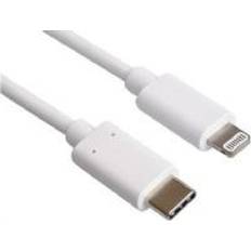 Apple Lightning USB-C™ USB-laddning MFi iPhone/iPad-kabel, 1m