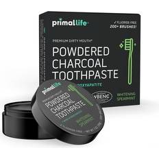 Tandvård Life Organics - Premium Dirty Mouth Powdered Charcoal Toothpaste Whitening Spearmint