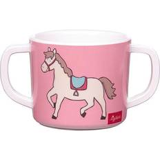 Rosa Becher Sigikid Kid's Horse Hoppe Dot Cup