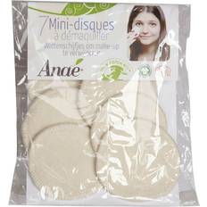 Bomull & Bomullsrondeller Anaé Mini Bomullspads av Ekologisk Bomull GOTS Naturvit 7-pack